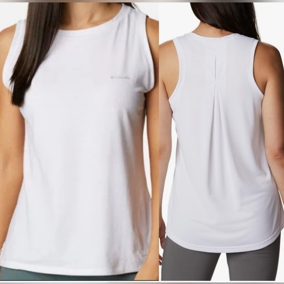 Columbia White Tank Top (TK10) - Picture 1 of 13
